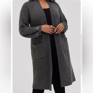 Dark Grey Torrid Duster